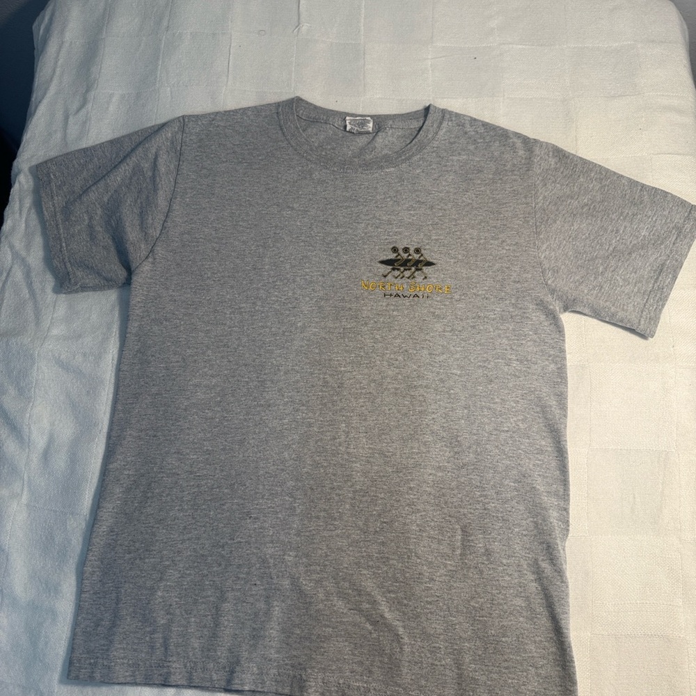 Vintage Jerzees North Shore Hawaii Gray T Shirt S